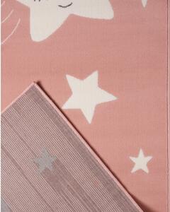 Black Friday - Dječji ružičasti tepih Hanse Home Adventures Stardust, 80 x 150 cm