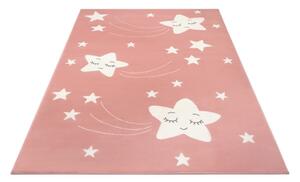 Dječji ružičasti tepih Hanse Home Adventures Stardust, 120 x 170 cm