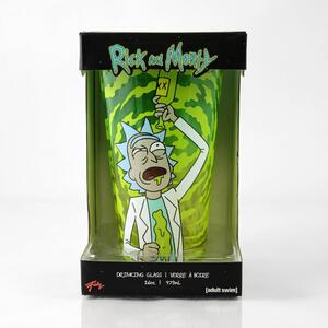 Zelena čaša Big Mouth Inc. Rick & Morty Wrecked, 470 ml