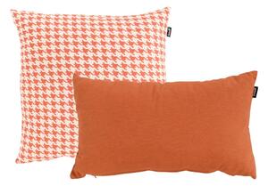 Narančasto-bijeli vanjski jastuk Hartman Poule, 50 x 50 cm