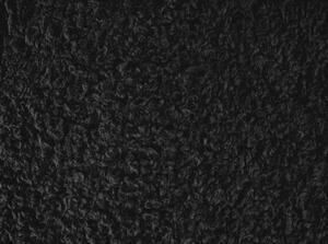 Crna fotelja od bouclé tkanine Cuddly – Leitmotiv