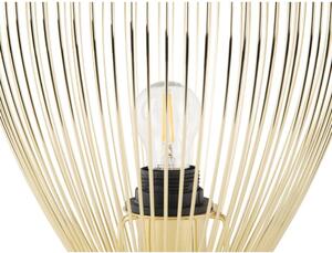 Metalna stolna svjetiljka u zlatnoj boji Leitmotiv Lucid, visina 25 cm