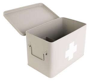Bež metalna kutija prve pomoći PT LIVING Medicine, širina 31,5 cm