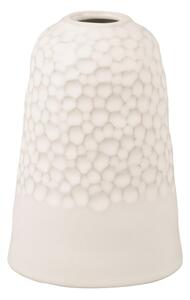 Bijela keramička vaza PT LIVING Carve, visina 18,5 cm