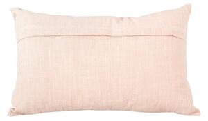 Ružičasti pamučni jastuk PT LIVING Wave, 50 x 30 cm