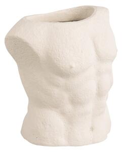 Bijela vaza PT LIVING Male, visina 20,5 cm
