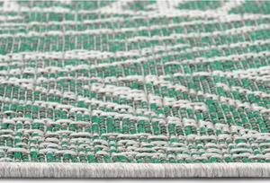 Zeleno-bež vanjski tepih NORTHRUGS Monstera, 140 x 200 cm