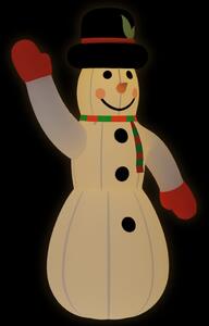 VidaXL Božićni snjegović na napuhavanje s LED svjetlima 455 cm