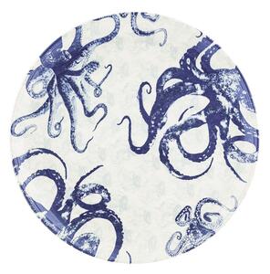 Plavo-bijeli keramički tanjur za serviranje Villa Altachiara Positano, ø 37 cm
