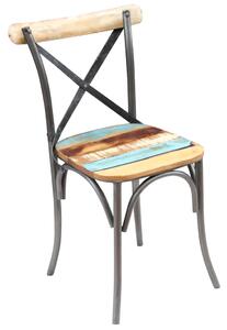 Blagovaonske stolice od obnovljenog drva 4 kom