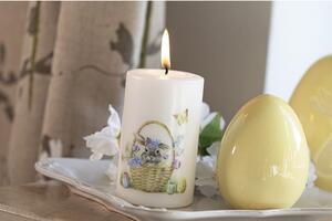 Bijela uskrsna svijeća Unipar Sweet Easter, vrijeme gorenja 40 h