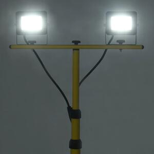 VidaXL LED reflektor sa stativom 2 x 20 W hladni bijeli
