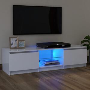 VidaXL TV ormarić s LED svjetlima bijeli 120 x 30 x 35,5 cm