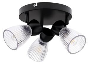BEST BLACK stropna svjetiljka 3xE14 (okrugla)
