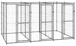 VidaXL Vanjski kavez za pse čelični 7,26 m²