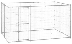 VidaXL Vanjski kavez za pse od pocinčanog čelika 7,26 m²