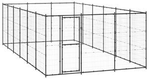 VidaXL Vanjski kavez za pse čelični 21,78 m²