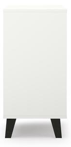 Komoda Drohmo 3S Scandi, 70x78,5x39 cm, bijela