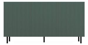 Shannan MIX Kama 3 komoda (ravni uzorak), 150x78x40 cm, hrast-zelena