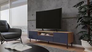 Shannan MIX RTV KAMA160 TV stalak, 43x160x40 cm, hrast-plavi