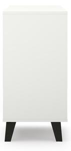 Komoda Drohmo Scandi 1D3S, 110x78,5x39 cm, bijela