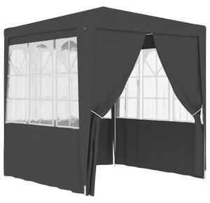 VidaXL Profesionalni šator za zabave 2 x 2 m antracit 90 g/m²
