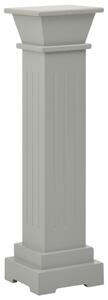 VidaXL Klasični četvrtasti stalak za biljke sivi 17 x 17 x 66 cm MDF