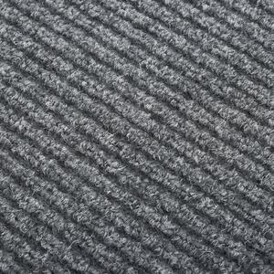 VidaXL Dugi tepih za hvatanje nečistoće 100 x 200 cm sivi