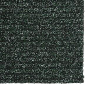 VidaXL Dugi tepih za hvatanje nečistoće 100 x 100 cm zeleni