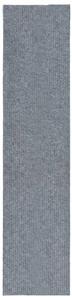 VidaXL Dugi tepih za hvatanje nečistoće 100 x 450 cm plavo-sivi