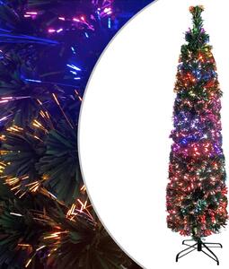 VidaXL Umjetno usko božićno drvce sa stalkom 150 cm optička vlakna