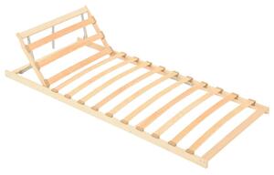 VidaXL Podnica za krevet s 13 letvica podesivo uzglavlje 90 x 200 cm