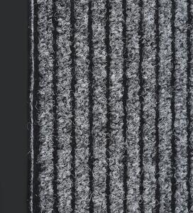 VidaXL Otirač prugasti sivi 40 x 60 cm