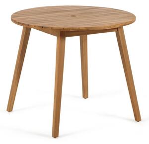 Vrtni blagovaonski stol od bagremaKave Home Vilma, ø 90 cm