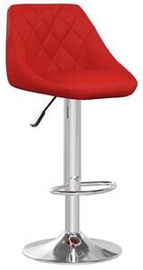VidaXL Barski stolac od umjetne kože crvena boja vina