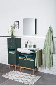 Tamno zeleni visok/zidni kupaonski ormarić 40x100 cm Color Bath – Tom Tailor
