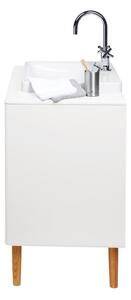 Bijeli zidni ormarić s umivaonikom bez slavine 80x62 cm Color Bath – Tom Tailor