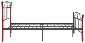 Okvir za krevet crni metalni 120 x 200 cm