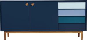 Tamno plava niska komoda 170x80 cm Color Box – Tom Tailor