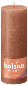 Bolsius rustične debele svijeće Shine 4 kom 190 x 68 mm ružičaste