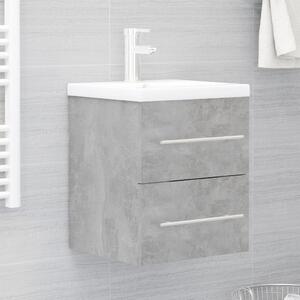 VidaXL Ormarić za umivaonik siva boja betona 41x38,5x48 cm od iverice