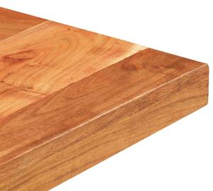 Bistro stol sa živim rubovima 50x50x75 cm masivno drvo bagrema