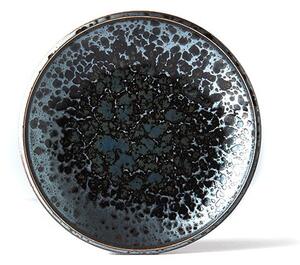 Crni keramički tanjur MIJ Black Pearl, ø 20 cm