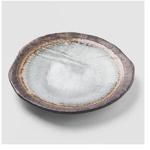 Sivi keramički tanjur MIJ Akane, ø 27 cm