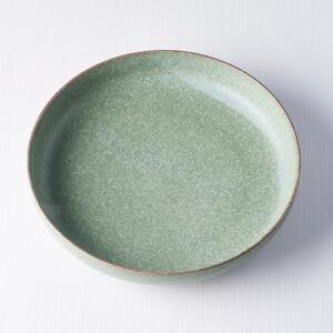 Zeleni keramički desertni tanjur MIJ Fade, ø 20 cm
