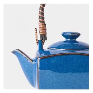 5-dijelni plavi set za čaj izrađen od keramike MIJ