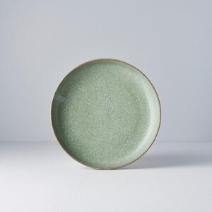Zeleni keramički desertni tanjur MIJ Fade, ø 20 cm