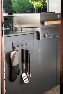 Crna magnetna šipka za kuhinjski pribor Wenko Black Outdoor Kitchen Ima