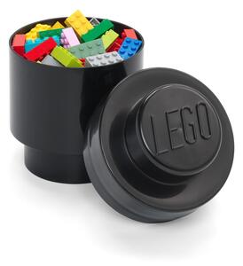 Okrugla crna kutija za pohranu LEGO®