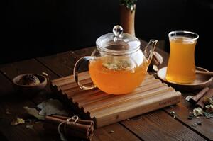 Stakleni čajnik s cjediljkom Bambum Petunia 500 ml